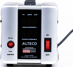 Автоматический стабилизатор напряжения Alteco HDR 500 вид спереди Автоматический стабилизатор напряжения Alteco HDR 500 вид спереди