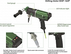 Характеристики дрели для алмазного бурения Bycon DMP-162P