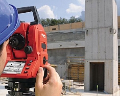 Использование тахеометра Hilti POS 18