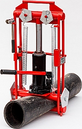 Применение передавливателя гидравлического для полиэтиленовых труб Brexit BrexPress G225, 15 т