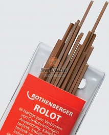 Серебряный припой Rothenberger Rolot S 5 CP 104 в упаковке